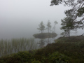 Troligtvis en fin utsikt från Hummelviks naturreservat, tyvärr i ett moln