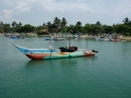 Fiskebåt vid Mirissas hamn